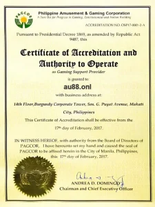 cetificate man88