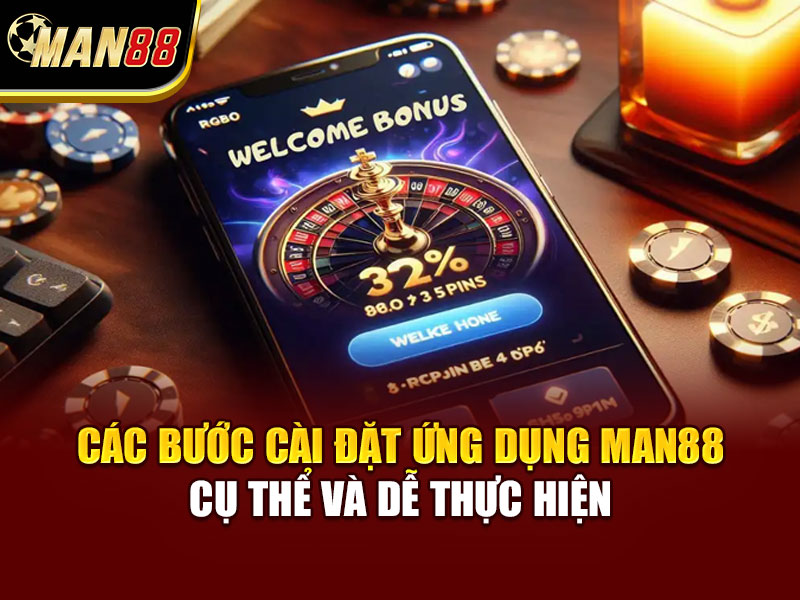 Các bước cài đặt ứng dụng MAN88 cụ thể và dễ thực hiện